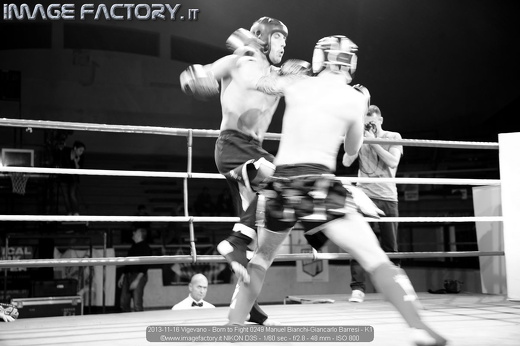 2013-11-16 Vigevano - Born to Fight 0249 Manuel Bianchi-Giancarlo Barresi - K1